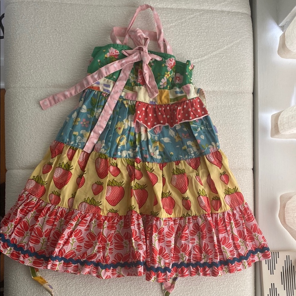 Matilda Jane Green and Pink twirl dress